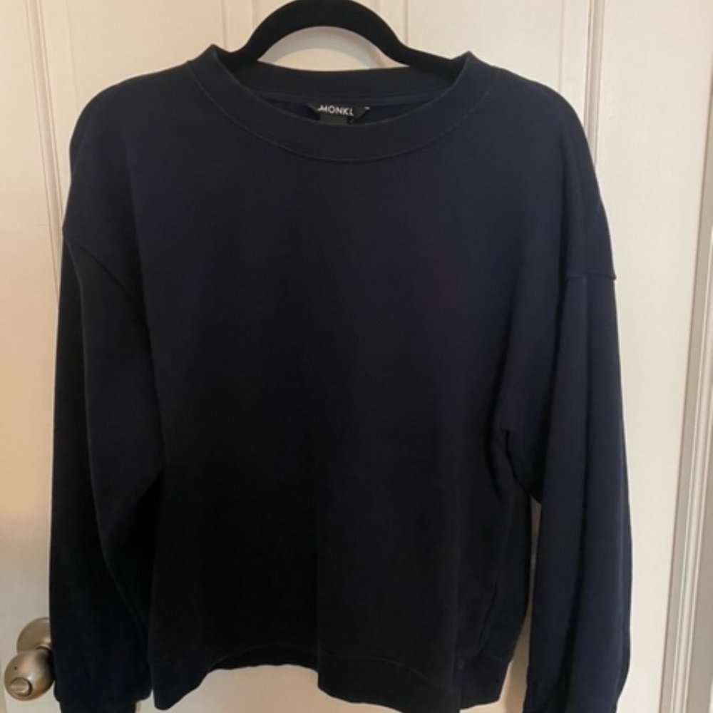 Monki Navy Sweatshirt